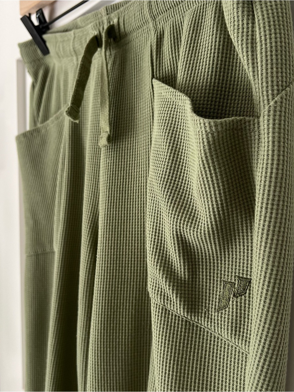 1st Phorm Olive Green Waffle Knit Jogger Pants Women’s Medium